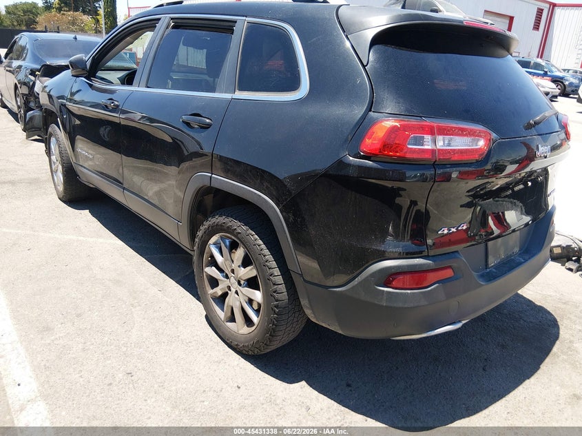 2016 Jeep Cherokee VIN 1C4PJMDB0GW337564 IAAI salvage auction — FRONT END, Salvage (California), sold $1,850 on 2026-07-09 (photo 3)
