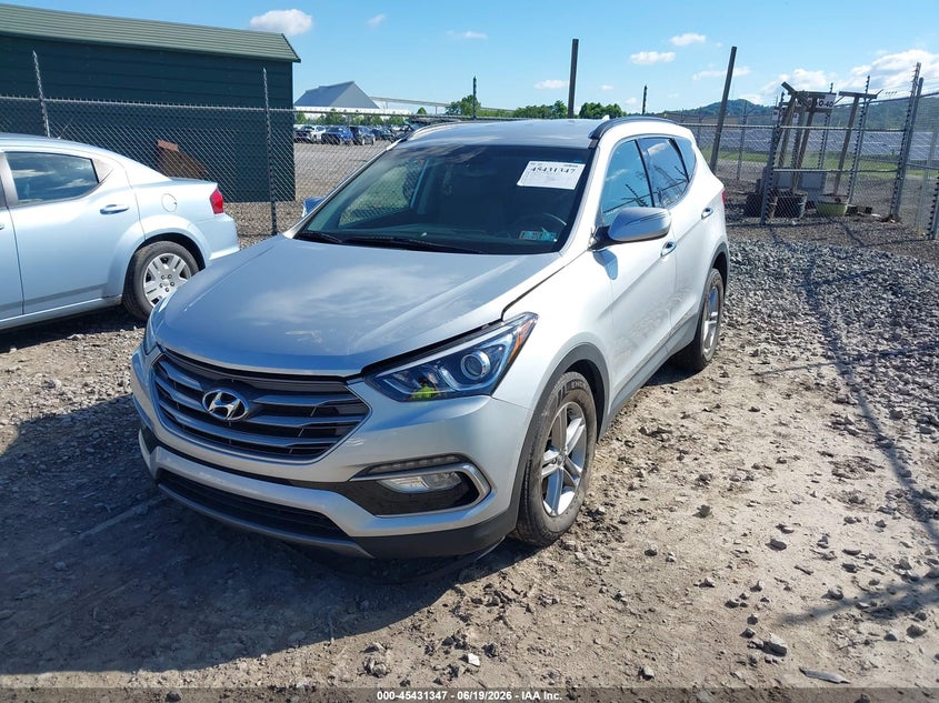 2018 Hyundai Santa fe VIN 5XYZUDLBXJG521660 IAAI salvage auction — RIGHT FRONT, Salvage (Pennsylvania), sold $3,650 on 2026-07-08 (photo 2)