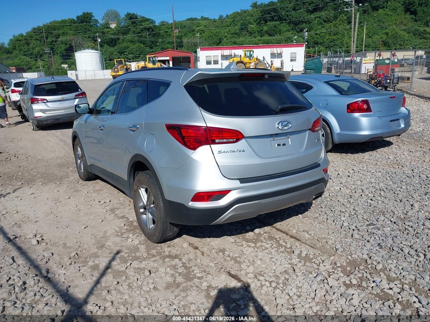 2018 Hyundai Santa fe VIN 5XYZUDLBXJG521660 IAAI salvage auction — RIGHT FRONT, Salvage (Pennsylvania), sold $3,650 on 2026-07-08 (photo 3)