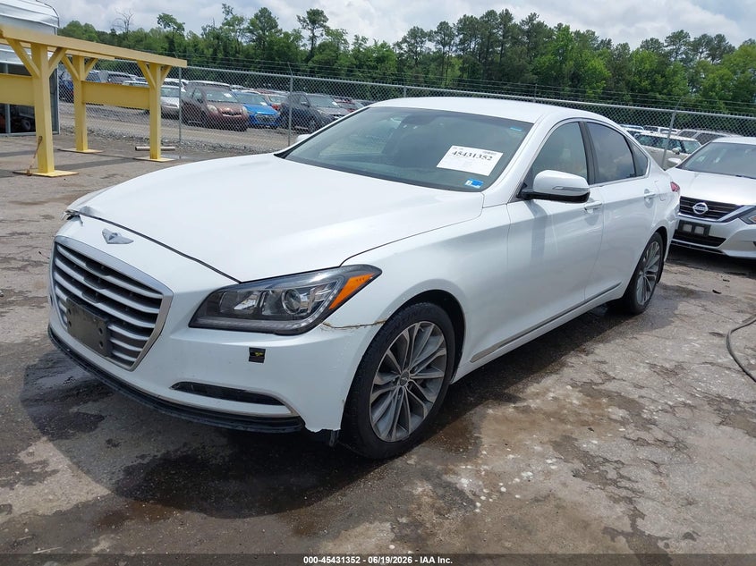 2015 Hyundai Genesis VIN KMHGN4JE2FU091934 IAAI salvage auction — RIGHT SIDE, Clear (Virginia), sold $1,900 on 2026-07-18 (photo 2)