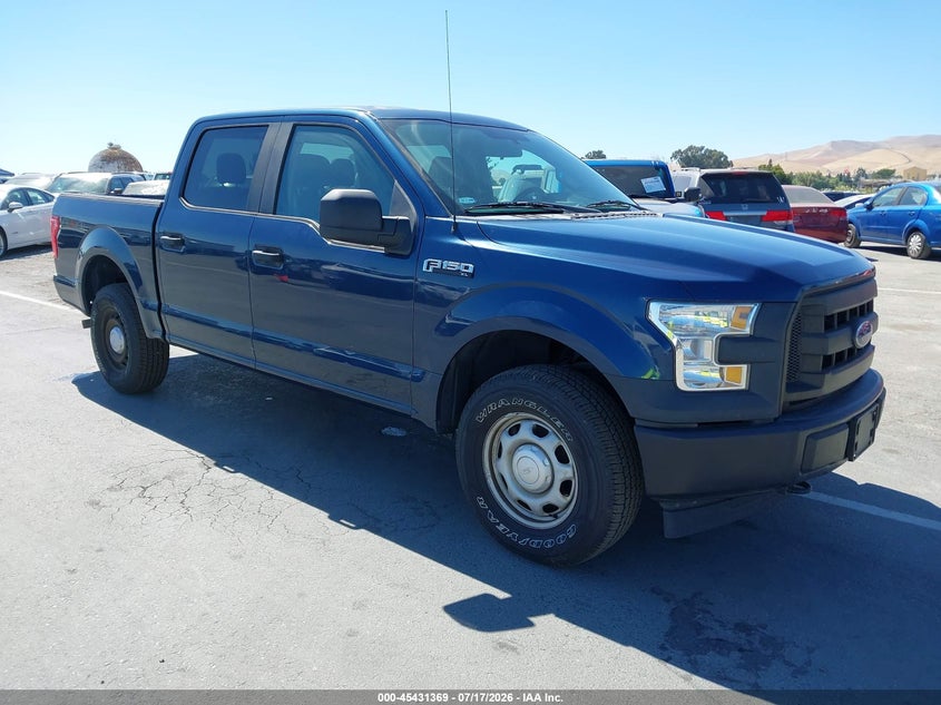 2017 Ford F-150 VIN 1FTEW1E89HKE26388 IAAI salvage auction — NORMAL WEAR, Sf97 (California), sold $10,100 on 2026-07-30 (photo 1)