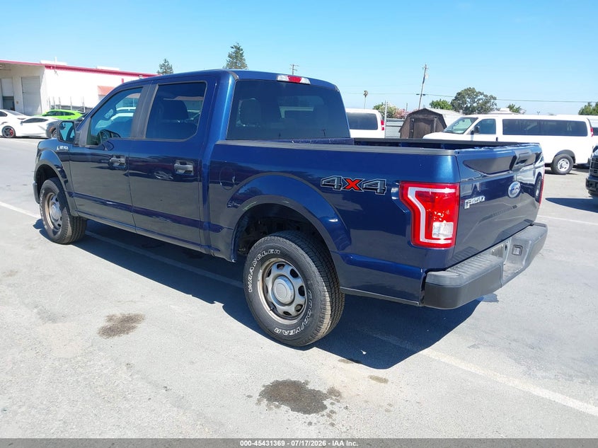 2017 Ford F-150 VIN 1FTEW1E89HKE26388 IAAI salvage auction — NORMAL WEAR, Sf97 (California), sold $10,100 on 2026-07-30 (photo 3)