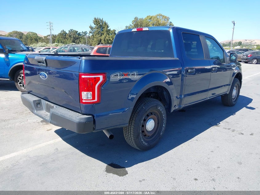 2017 Ford F-150 VIN 1FTEW1E89HKE26388 IAAI salvage auction — NORMAL WEAR, Sf97 (California), sold $10,100 on 2026-07-30 (photo 4)