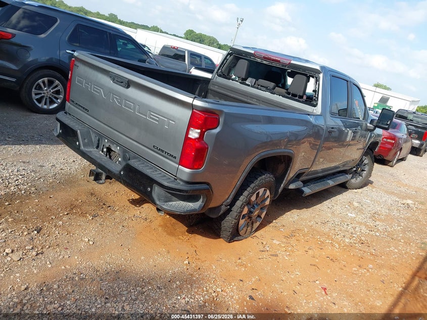 2024 Chevrolet Silverado VIN 2GC4YME79R1203526 IAAI salvage auction — FRONT END, Clear (Oklahoma), sold $10,100 on 2026-09-16 (photo 4)