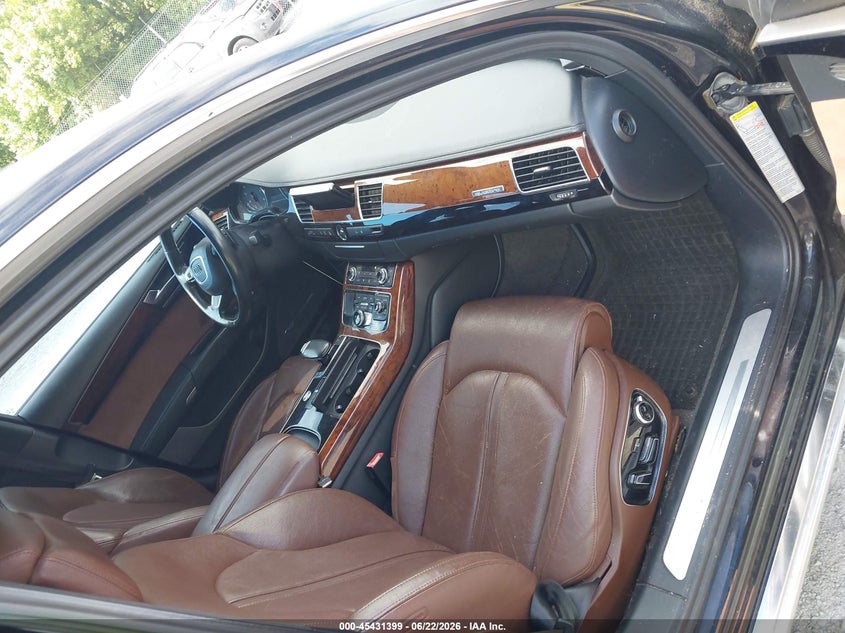 2011 Audi A8 VIN WAURVAFDXBN016654 IAAI salvage auction — FRONT END, Clear (Virginia), sold $1,700 on 2026-07-21 (photo 5)