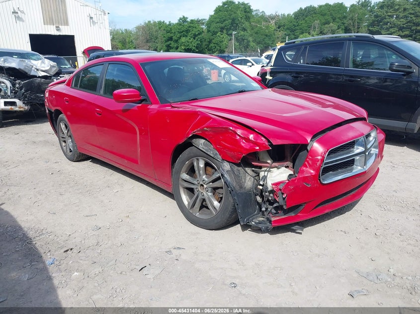 2013 Dodge Charger VIN 2C3CDXJG6DH528654 IAAI salvage auction — BIOHAZARD/CHEMICAL, Salvage Title, sold $400 on 2026-07-09 (photo 1)