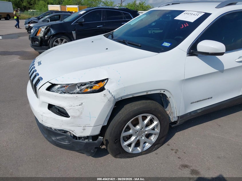 2016 Jeep Cherokee VIN 1C4PJMCS3GW279385 IAAI salvage auction — LEFT FRONT, Original (Texas), sold $1,350 on 2026-08-27 (photo 6)