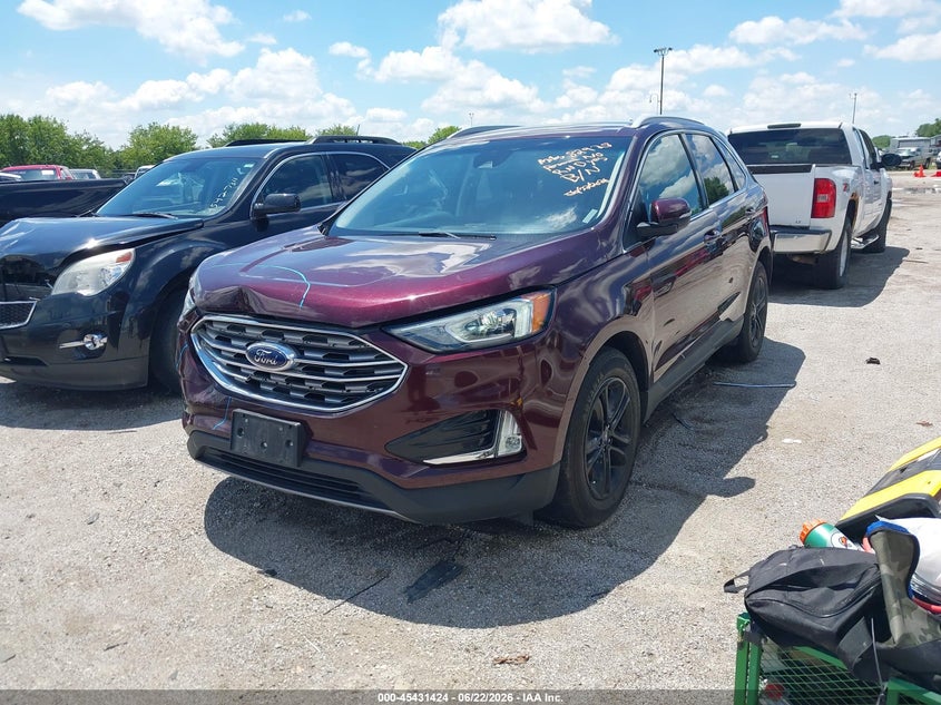 2020 Ford Edge VIN 2FMPK4J95LBA46404 IAAI salvage auction — FRONT & REAR, Salvage Title, sold $2,700 on 2026-07-28 (photo 2)