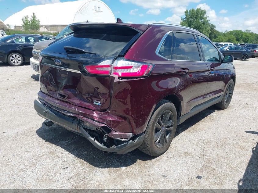 2020 Ford Edge VIN 2FMPK4J95LBA46404 IAAI salvage auction — FRONT & REAR, Salvage Title, sold $2,700 on 2026-07-28 (photo 4)