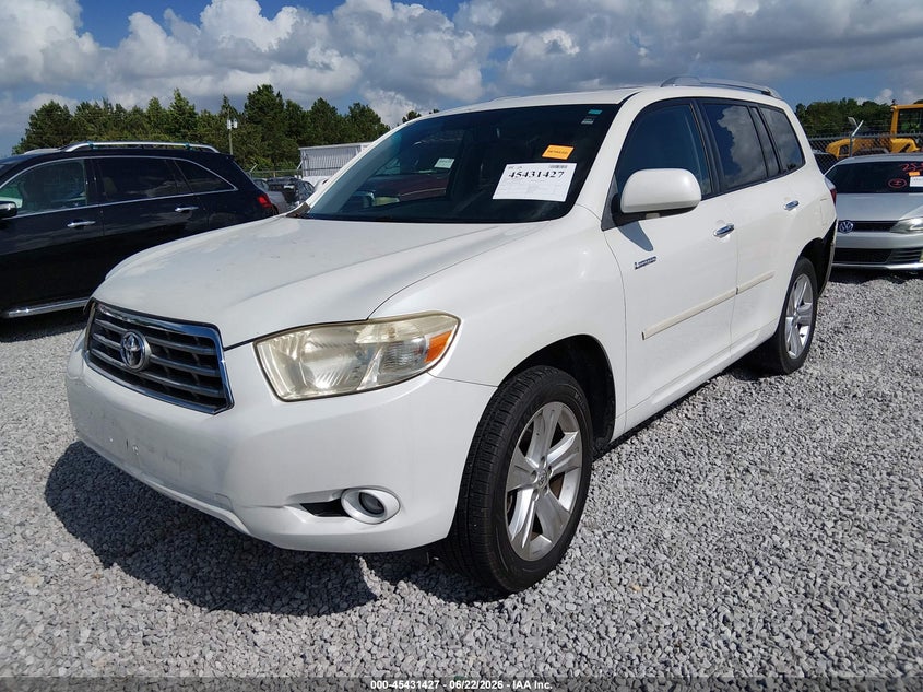 2008 Toyota Highlander VIN JTEDS42AX82035228 IAAI salvage auction — REAR END, Salvage (Alabama), sold $2,550 on 2026-07-23 (photo 2)
