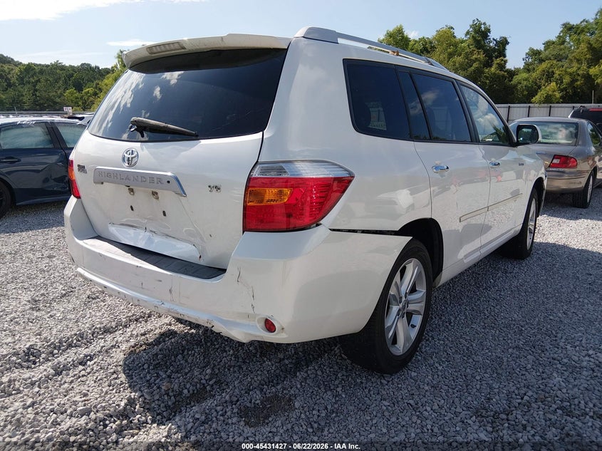 2008 Toyota Highlander VIN JTEDS42AX82035228 IAAI salvage auction — REAR END, Salvage (Alabama), sold $2,550 on 2026-07-23 (photo 4)