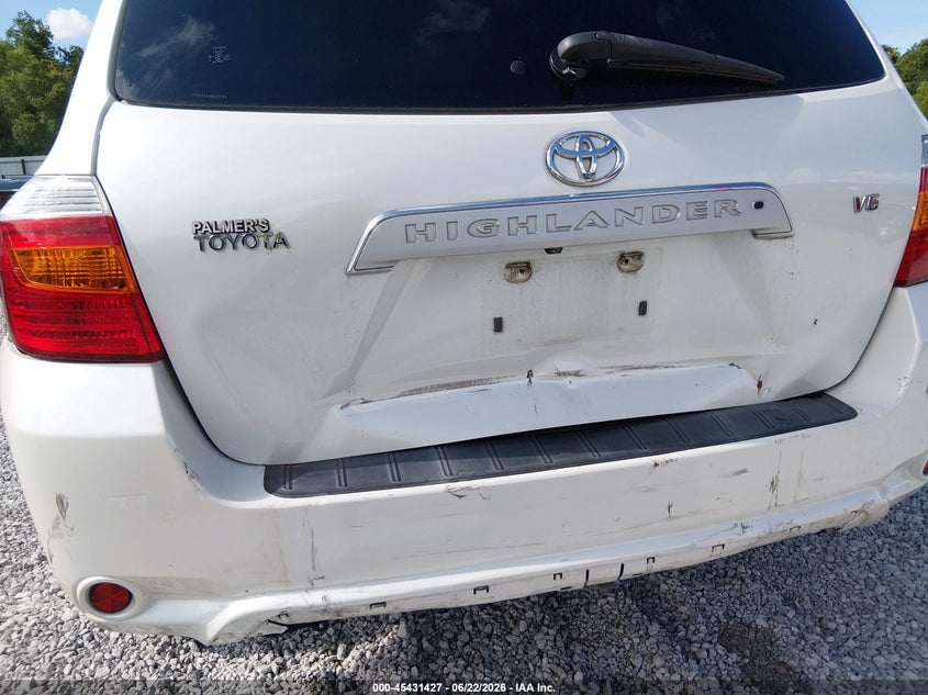 2008 Toyota Highlander VIN JTEDS42AX82035228 IAAI salvage auction — REAR END, Salvage (Alabama), sold $2,550 on 2026-07-23 (photo 6)