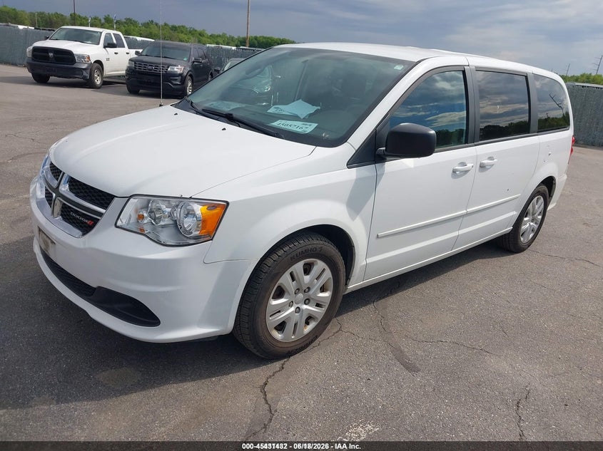 2016 Dodge Grand caravan VIN 2C4RDGBG1GR122123 IAAI salvage auction — NORMAL WEAR, Sf97 (Maryland), sold $10,975 on 2026-08-18 (photo 2)