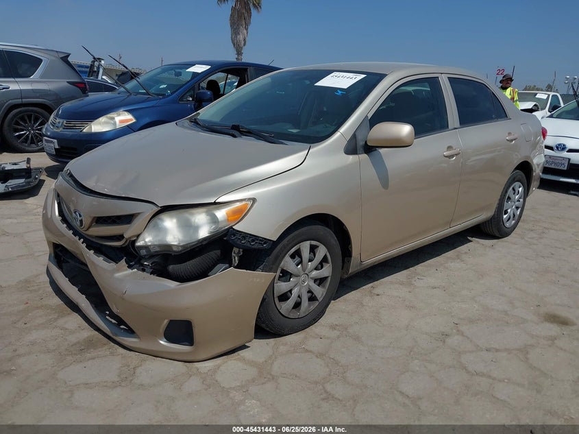 2013 Toyota Corolla VIN 5YFBU4EE4DP191636 IAAI salvage auction — FRONT END, Salvage (California), sold $25 on 2026-07-29 (photo 2)