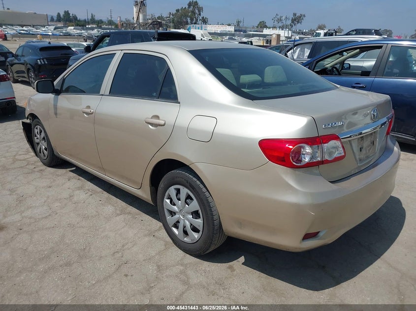 2013 Toyota Corolla VIN 5YFBU4EE4DP191636 IAAI salvage auction — FRONT END, Salvage (California), sold $25 on 2026-07-29 (photo 3)