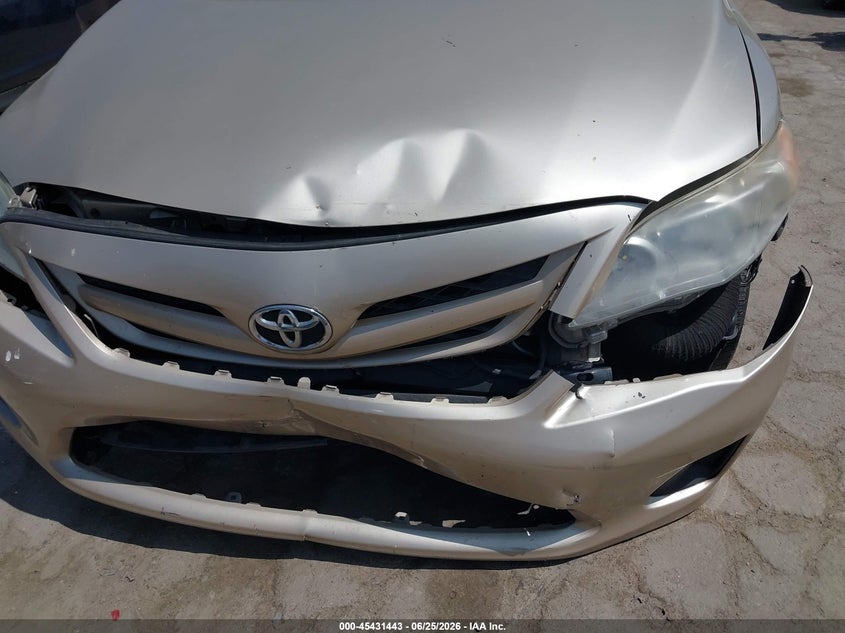 2013 Toyota Corolla VIN 5YFBU4EE4DP191636 IAAI salvage auction — FRONT END, Salvage (California), sold $25 on 2026-07-29 (photo 6)