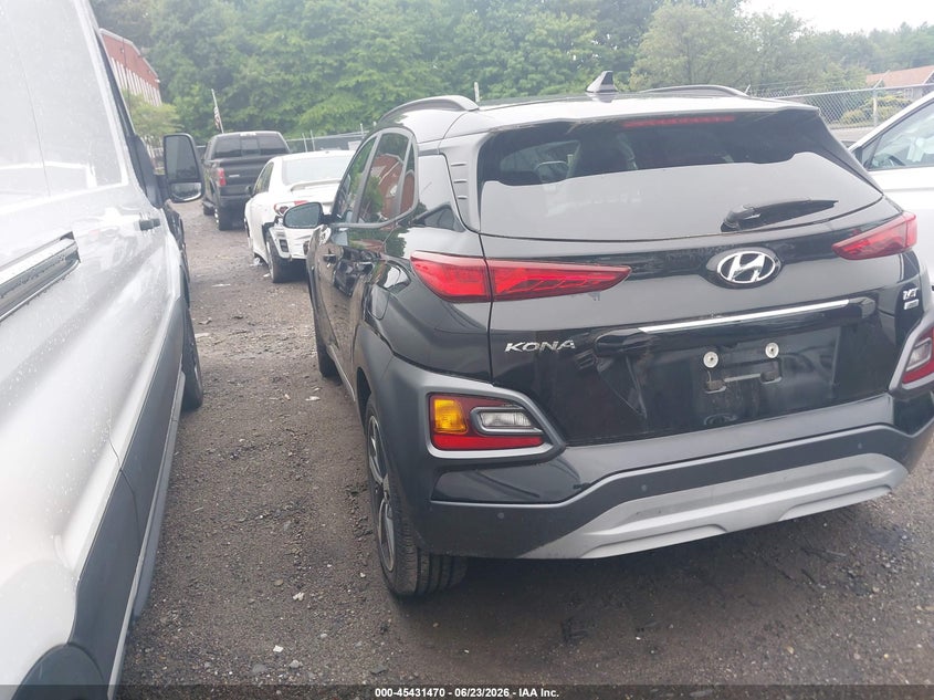 2019 Hyundai Kona VIN KM8K5CA50KU329794 IAAI salvage auction — EXTERIOR BURN, Salvage (Massachusetts), sold $4,875 on 2026-07-14 (photo 3)