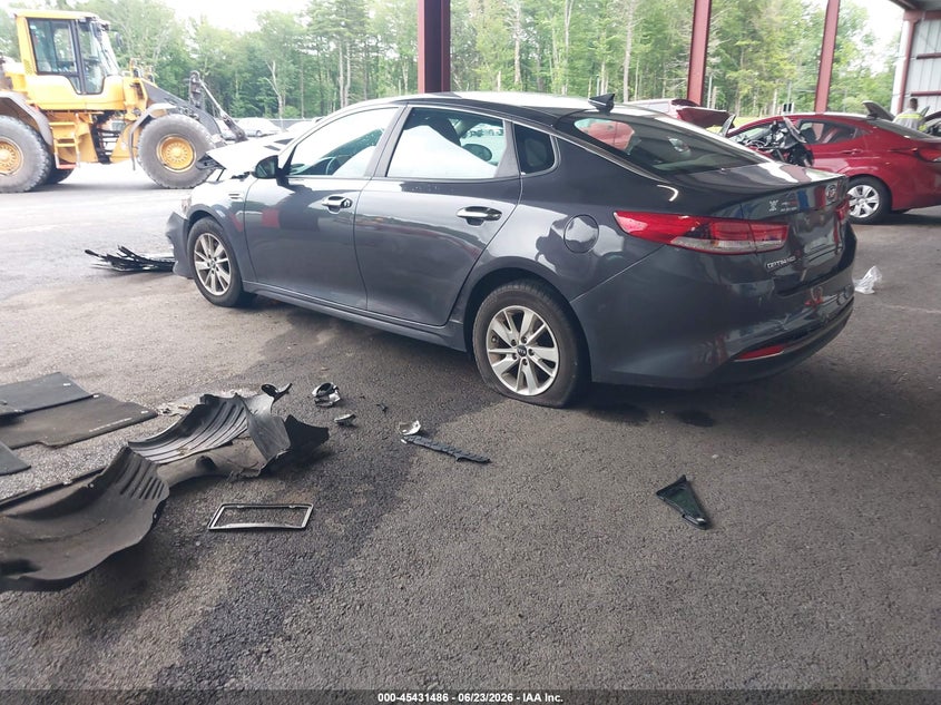 2017 Kia Optima VIN 5XXGT4L33HG153713 IAAI salvage auction — FRONT END, Mv-907A (New York), sold $425 on 2026-07-16 (photo 3)