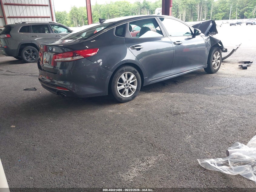 2017 Kia Optima VIN 5XXGT4L33HG153713 IAAI salvage auction — FRONT END, Mv-907A (New York), sold $425 on 2026-07-16 (photo 4)