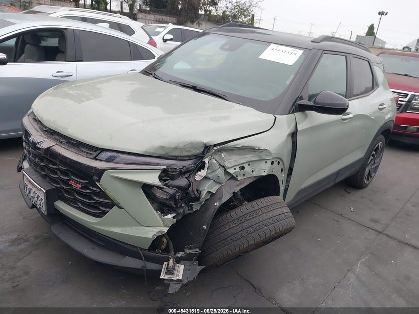 2024 Chevrolet Trailblazer VIN KL79MTSL8RB095801 IAAI salvage auction — LEFT FRONT, Salvage Certificate (California), sold $7,500 on 2026-07-25 (photo 2)