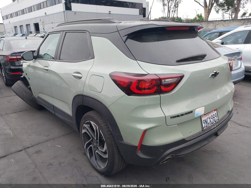 2024 Chevrolet Trailblazer VIN KL79MTSL8RB095801 IAAI salvage auction — LEFT FRONT, Salvage Certificate (California), sold $7,500 on 2026-07-25 (photo 3)