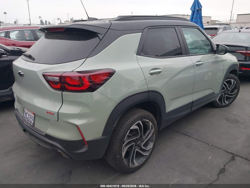 2024 Chevrolet Trailblazer VIN KL79MTSL8RB095801 IAAI salvage auction — LEFT FRONT, Salvage Certificate (California), sold $7,500 on 2026-07-25 (photo 4)