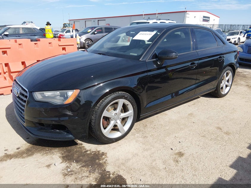 2016 Audi A3 VIN WAUB8GFF5G1022387 IAAI salvage auction — RIGHT SIDE, Salvage (Kansas), sold $1,550 on 2026-07-31 (photo 2)