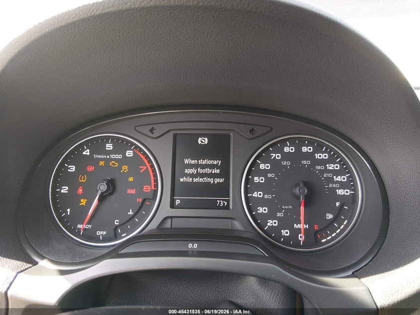 2016 Audi A3 VIN WAUB8GFF5G1022387 IAAI salvage auction — RIGHT SIDE, Salvage (Kansas), sold $1,550 on 2026-07-31 (photo 7)