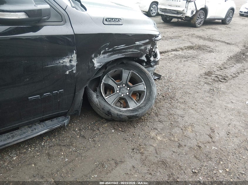 2020 Ram 1500 VIN 1C6SRFFTXLN134970 IAAI salvage auction — RIGHT FRONT, Salvage Title, sold $6,300 on 2026-07-22 (photo 6)