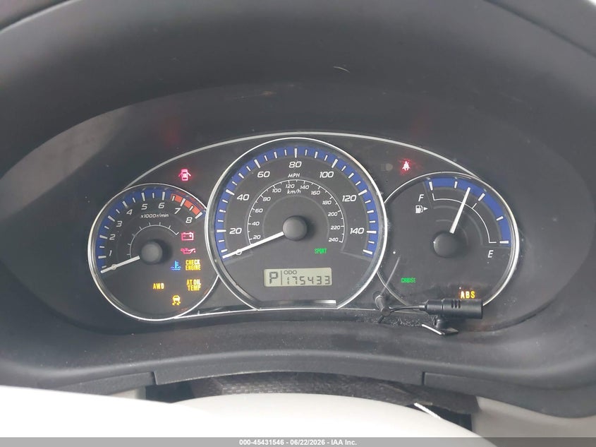 2011 Subaru Forester VIN JF2SHABC8BH773688 IAAI salvage auction — NORMAL WEAR, Clear (Indiana), sold $475 on 2026-07-30 (photo 7)