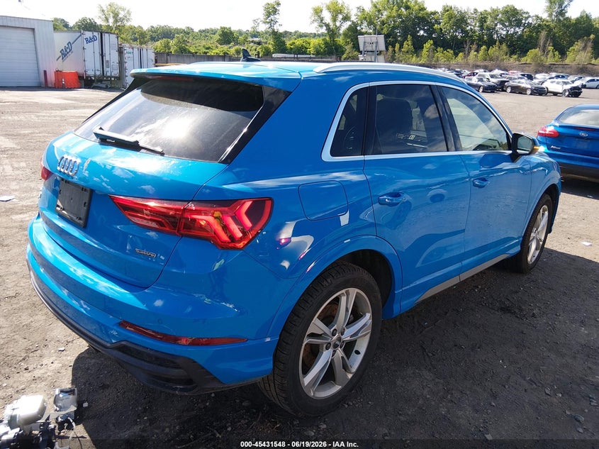 2019 Audi Q3 VIN WA1EECF31K1072584 IAAI salvage auction — FRONT END, Salvage (Pennsylvania), sold $6,600 on 2026-07-10 (photo 4)
