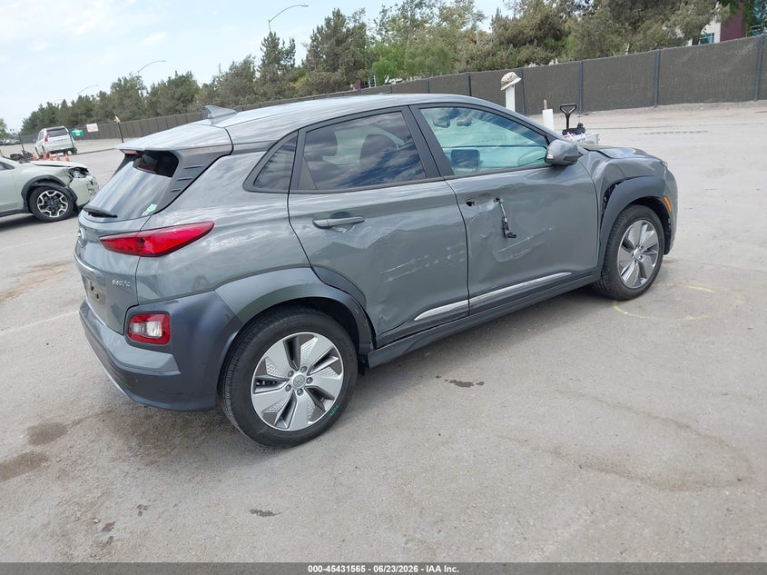 2021 Hyundai Kona VIN KM8K53AG1MU131570 IAAI salvage auction — RIGHT FRONT, Salvage (California), sold $6,100 on 2026-08-02 (photo 4)