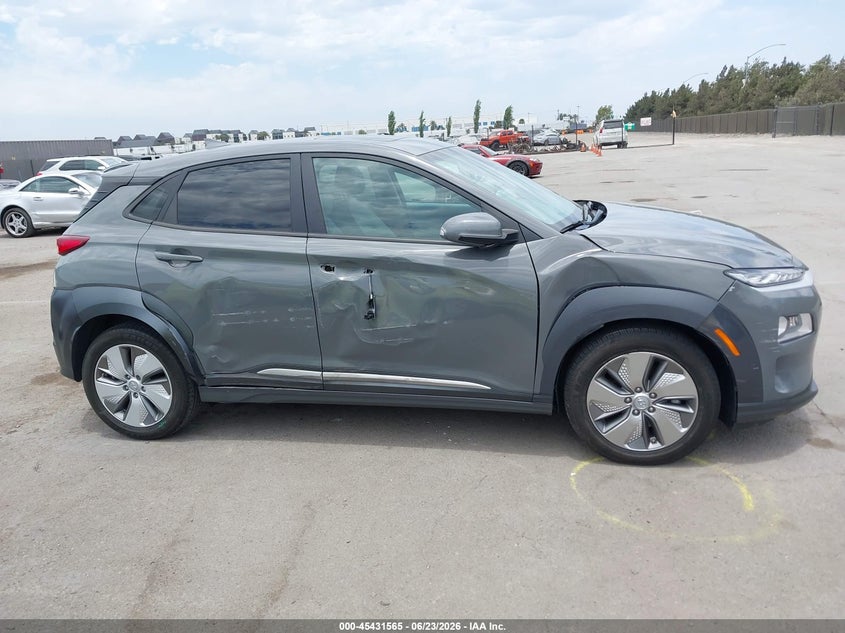 2021 Hyundai Kona VIN KM8K53AG1MU131570 IAAI salvage auction — RIGHT FRONT, Salvage (California), sold $6,100 on 2026-08-02 (photo 6)