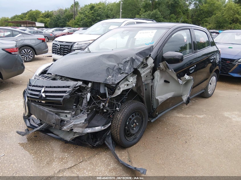 2024 Mitsubishi Mirage VIN ML32AUHJ2RH033061 IAAI salvage auction — FRONT END, Salvage Title, sold $2,050 on 2026-07-20 (photo 2)