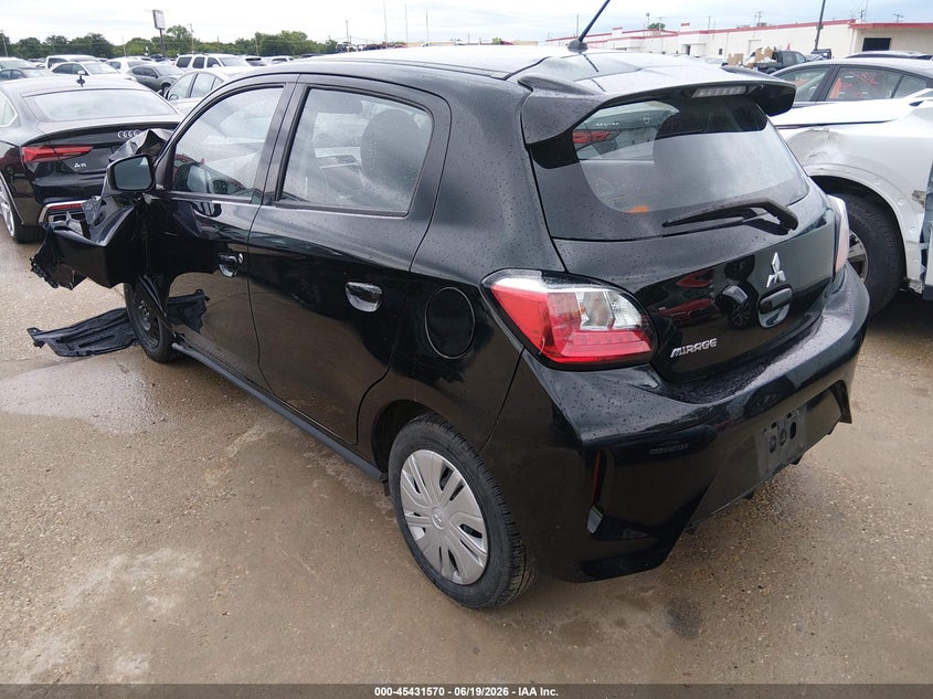 2024 Mitsubishi Mirage VIN ML32AUHJ2RH033061 IAAI salvage auction — FRONT END, Salvage Title, sold $2,050 on 2026-07-20 (photo 3)