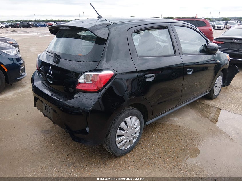 2024 Mitsubishi Mirage VIN ML32AUHJ2RH033061 IAAI salvage auction — FRONT END, Salvage Title, sold $2,050 on 2026-07-20 (photo 4)