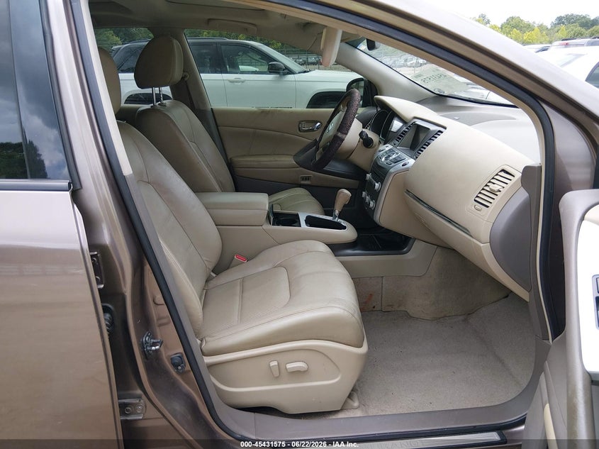 2014 Nissan Murano VIN JN8AZ1MW1EW518593 IAAI salvage auction — FRONT END, Salvage (Tennessee), sold $650 on 2026-07-15 (photo 5)