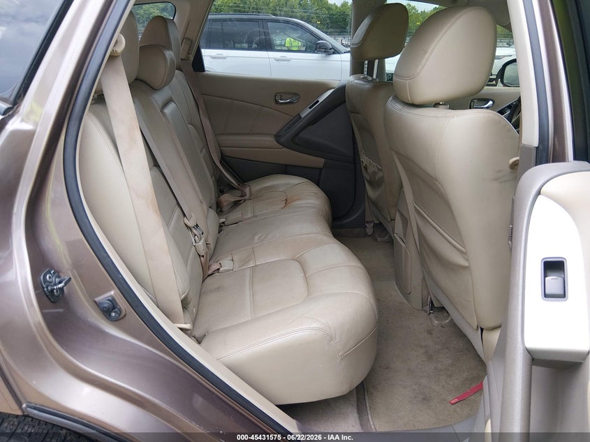 2014 Nissan Murano VIN JN8AZ1MW1EW518593 IAAI salvage auction — FRONT END, Salvage (Tennessee), sold $650 on 2026-07-15 (photo 8)