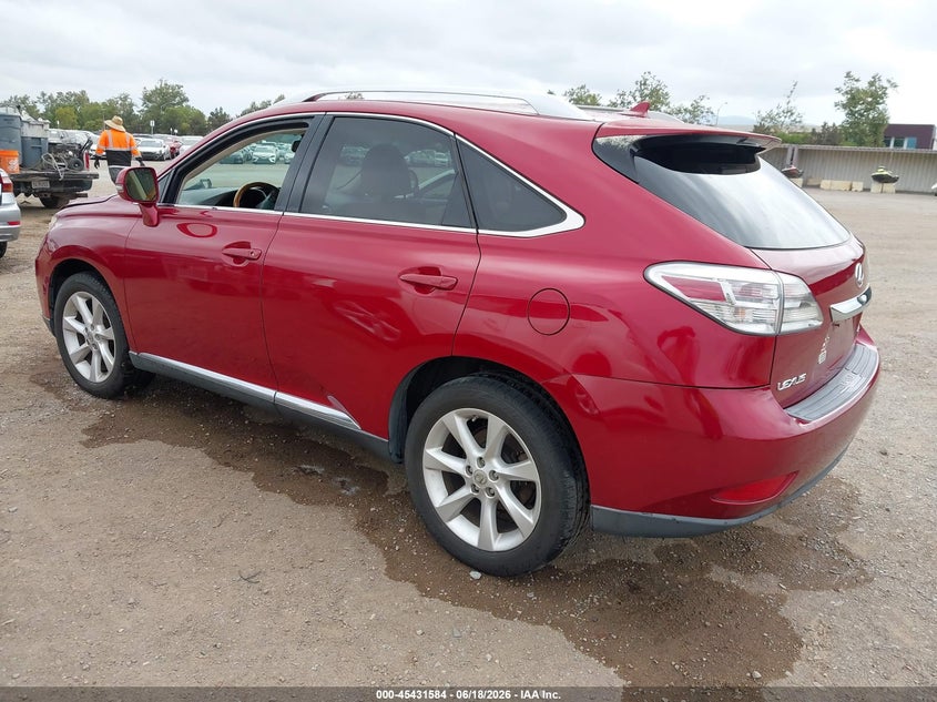2010 Lexus Rx 350 VIN JTJZK1BA4A2404483 IAAI salvage auction — NORMAL WEAR, Clear - Dealer Only (California), sold $3,700 on 2026-07-29 (photo 3)