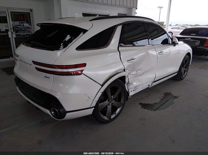 2023 Genesis Gv70 VIN KMUMADTB7PU135494 IAAI salvage auction — RIGHT REAR, Salvage Title, sold $13,250 on 2026-07-29 (photo 4)