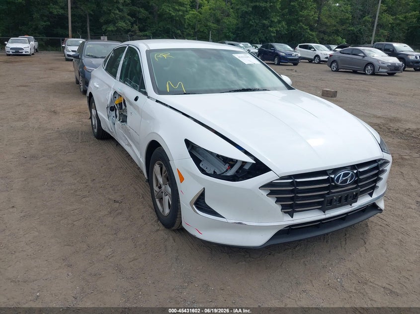 2021 Hyundai Sonata VIN 5NPEG4JAXMH088015 IAAI salvage auction — FRONT & REAR, Salvage Title, sold $3,000 on 2026-07-31 (photo 1)