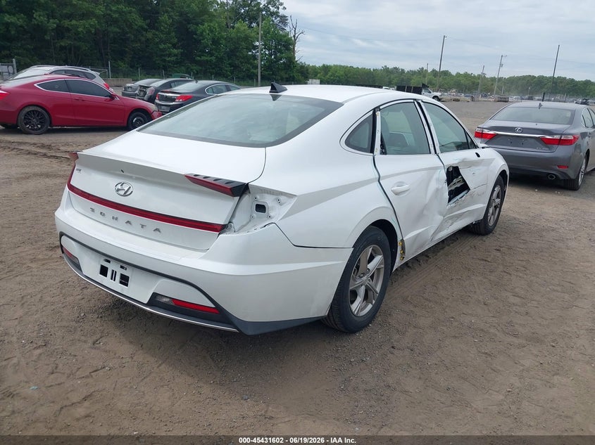 2021 Hyundai Sonata VIN 5NPEG4JAXMH088015 IAAI salvage auction — FRONT & REAR, Salvage Title, sold $3,000 on 2026-07-31 (photo 4)