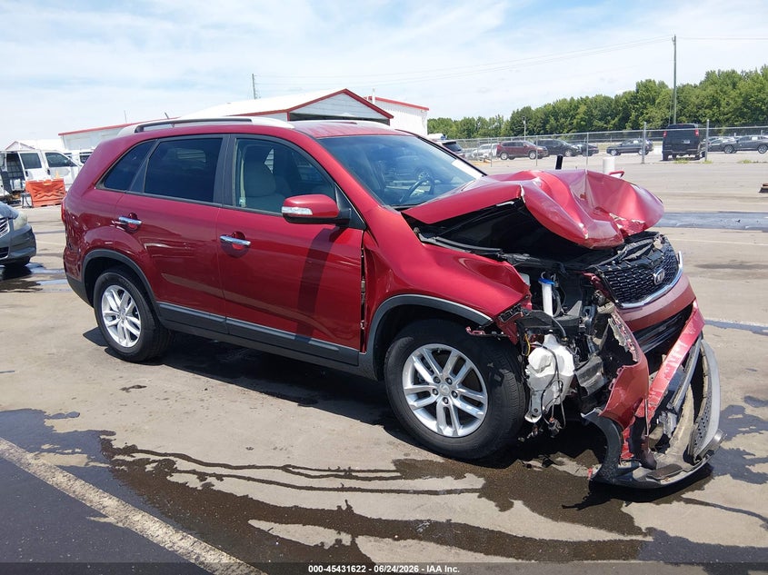 2015 Kia Sorento VIN 5XYKT4A67FG618512 IAAI salvage auction — FRONT END, Salvage (North Carolina), sold $700 on 2026-07-23 (photo 1)