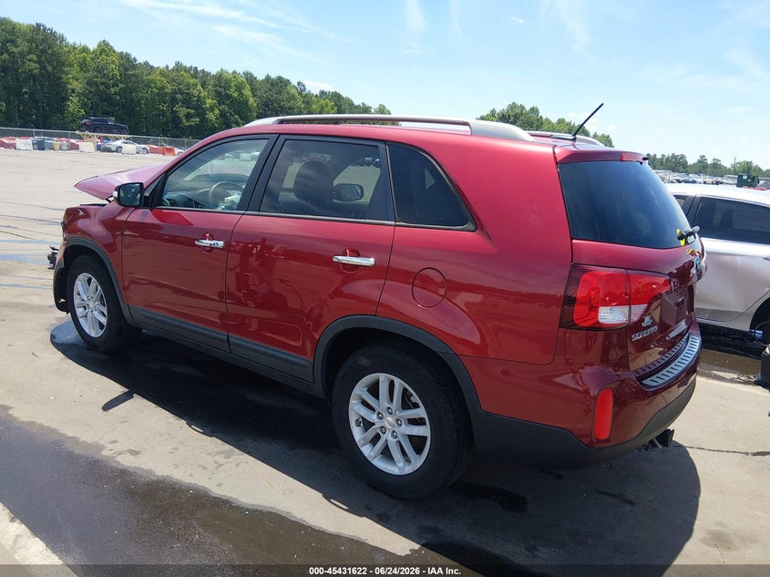 2015 Kia Sorento VIN 5XYKT4A67FG618512 IAAI salvage auction — FRONT END, Salvage (North Carolina), sold $700 on 2026-07-23 (photo 3)
