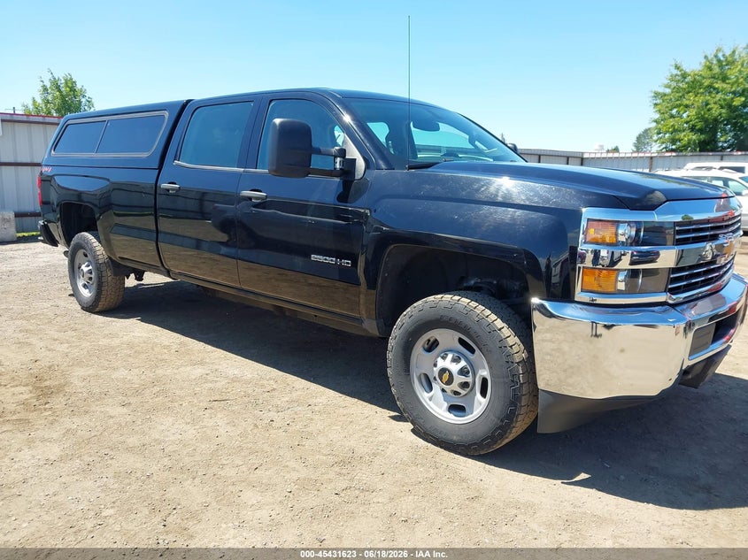 2018 Chevrolet Silverado 2500 VIN 1GC1KUEG2JF217236 IAAI salvage auction — LEFT REAR, Sf97 (Washington), sold $11,300 on 2026-07-29 (photo 1)