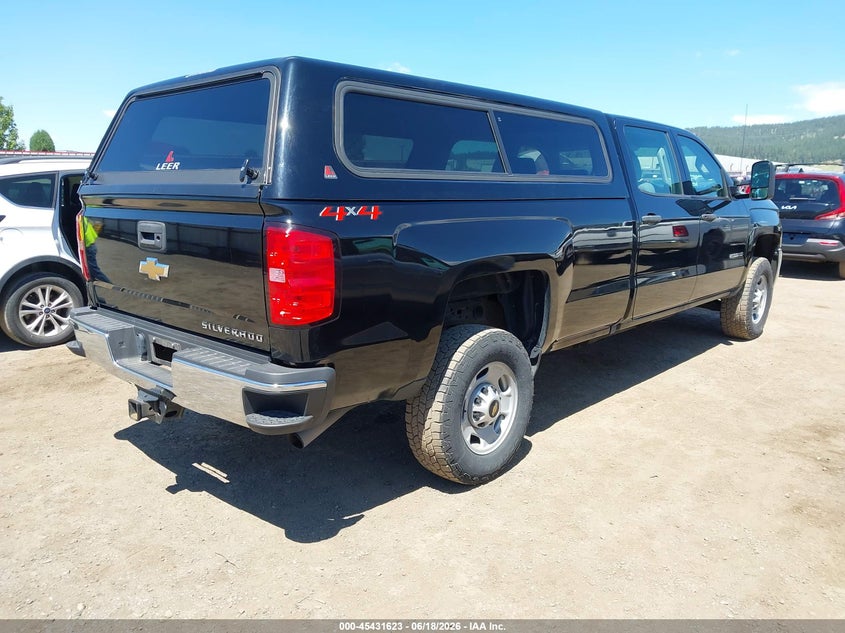 2018 Chevrolet Silverado 2500 VIN 1GC1KUEG2JF217236 IAAI salvage auction — LEFT REAR, Sf97 (Washington), sold $11,300 on 2026-07-29 (photo 4)