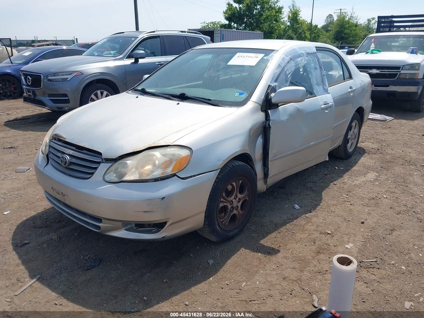2004 Toyota Corolla VIN JTDBR32E842018068 IAAI salvage auction — LEFT SIDE, Clear (Virginia), sold $625 on 2026-07-20 (photo 2)