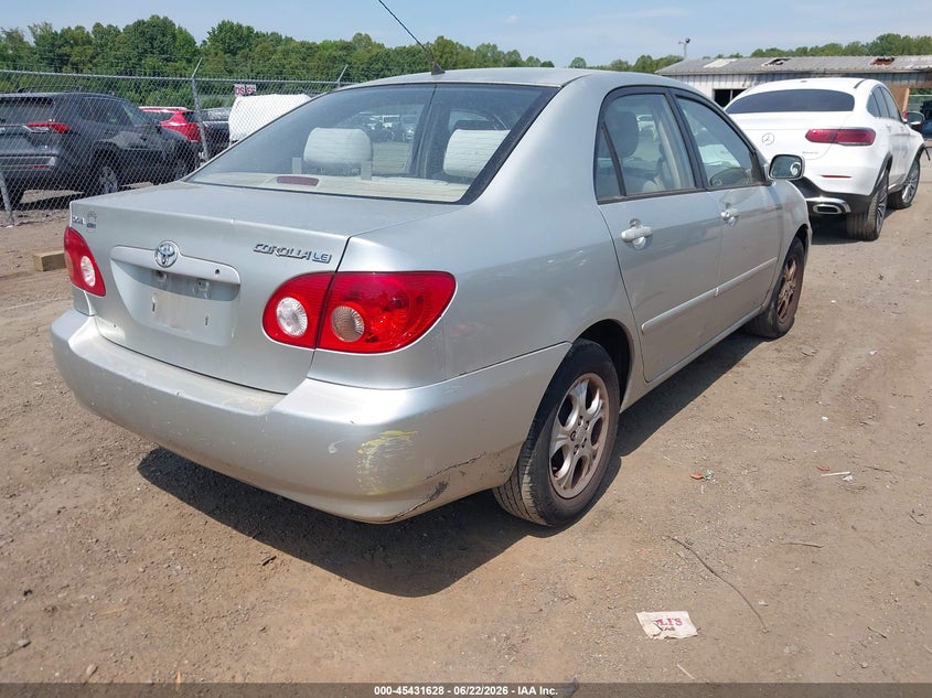 2004 Toyota Corolla VIN JTDBR32E842018068 IAAI salvage auction — LEFT SIDE, Clear (Virginia), sold $625 on 2026-07-20 (photo 4)