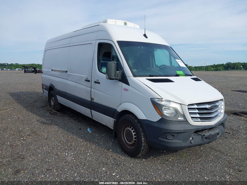 2018 Freightliner Sprinter 2500 VIN WDYPE8CD6JP614707 IAAI salvage auction — Burn Engine, Salvage - Greater Than 75% (Maryland), sold $2,450 on 2026-07-29 (photo 1)
