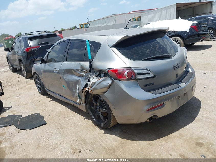 2011 Mazda 3 VIN JM1BL1K58B1472491 IAAI salvage auction — LEFT REAR, Salvage (Texas), sold $550 on 2026-07-29 (photo 3)